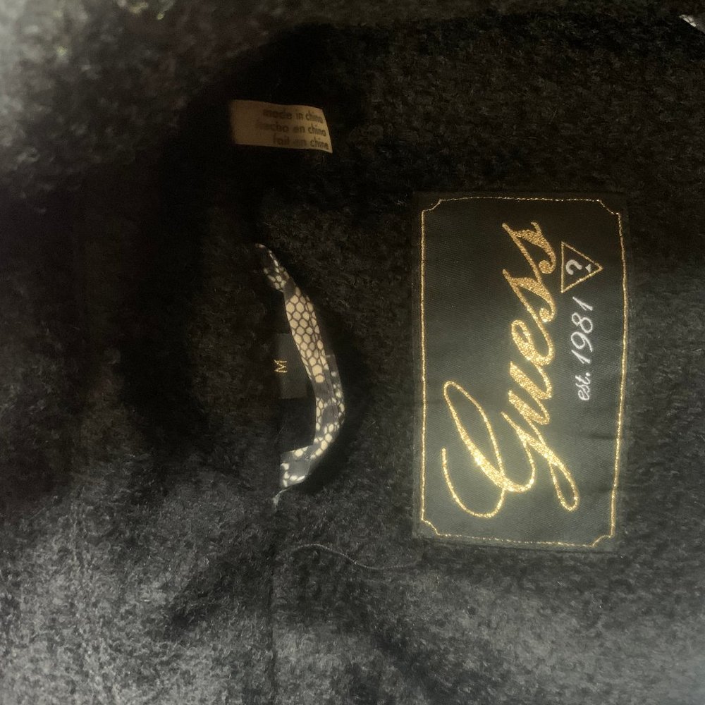 Guess Woolblend Flare Peacoat
